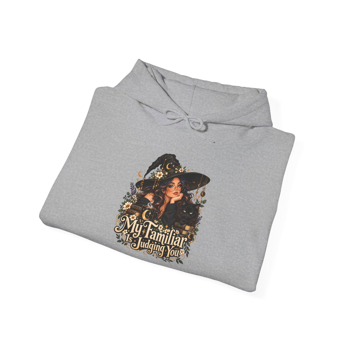 "My Familiar is Judging You" Unisex Heavy Blend™ Hooded Sweatshirt