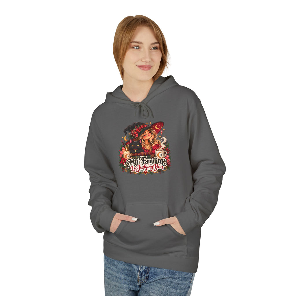 "My Familiar is Judging You" Christmas Graphic Hoodie
