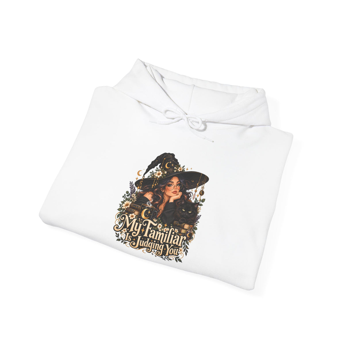 "My Familiar is Judging You" Unisex Heavy Blend™ Hooded Sweatshirt