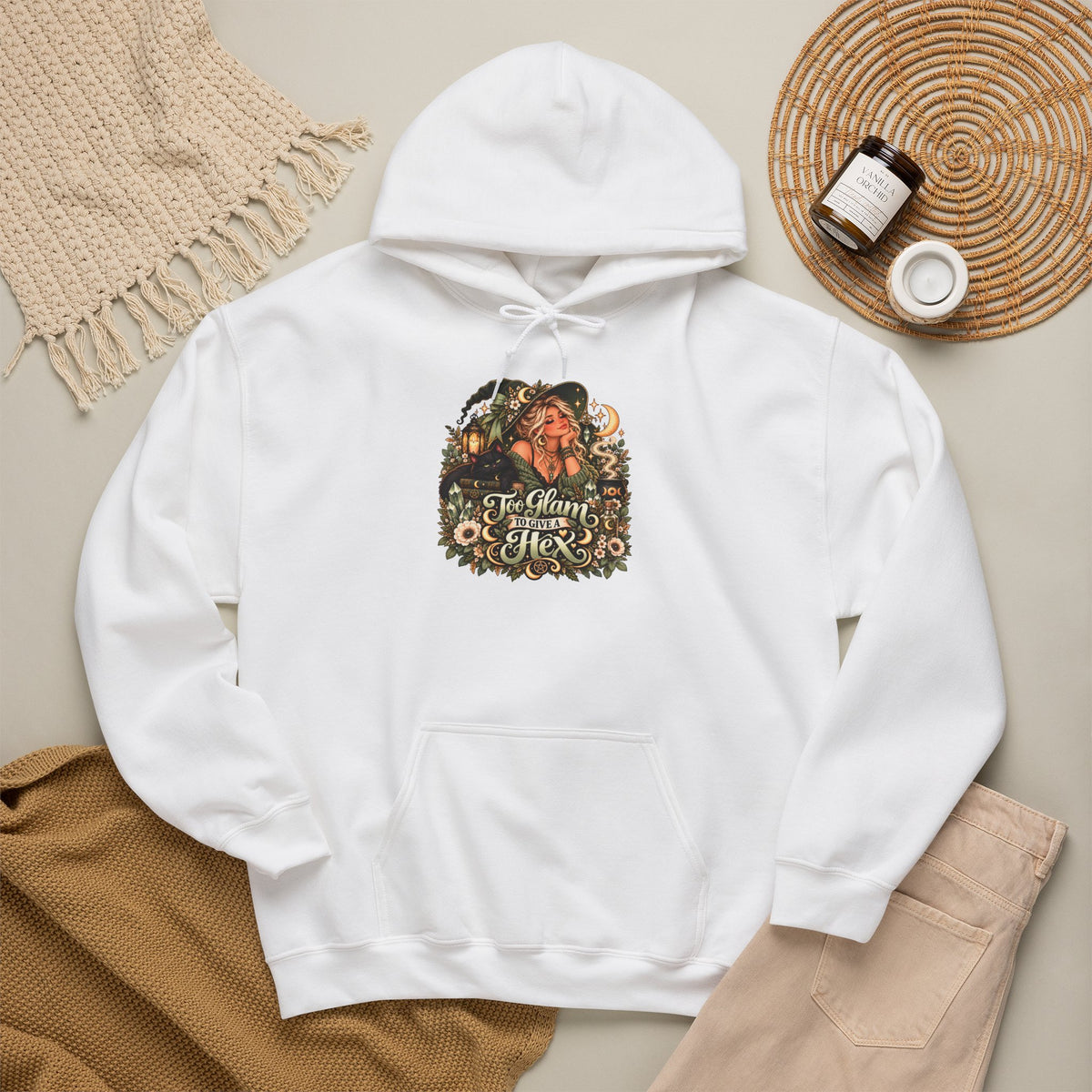 Too Glam to Give a Hex Hoodie