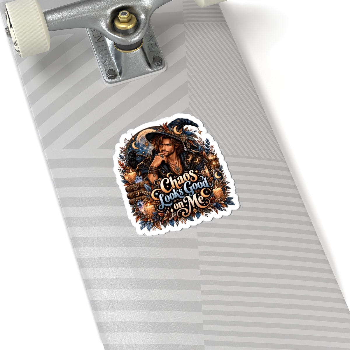 Chaos Looks Good on Me Kiss-Cut Stickers