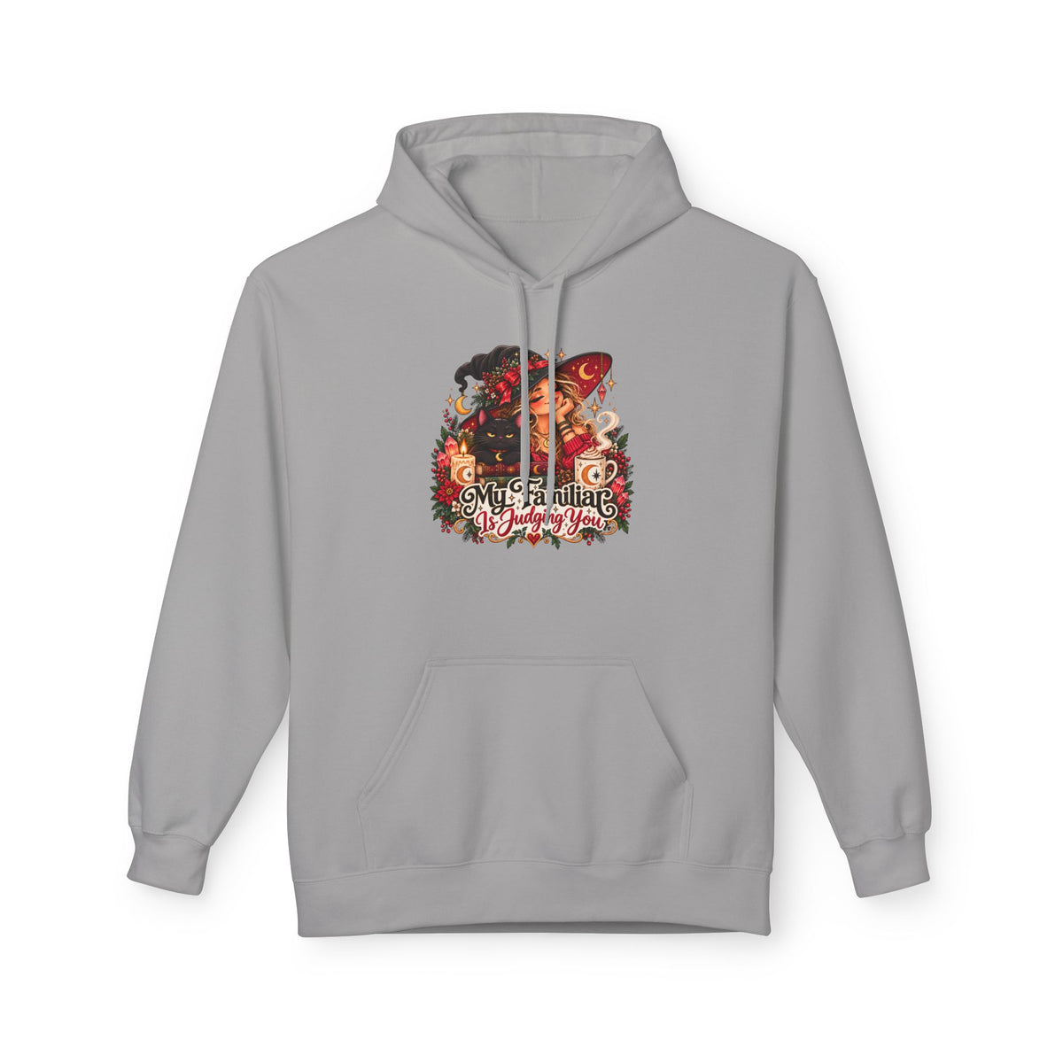 "My Familiar is Judging You" Christmas Graphic Hoodie