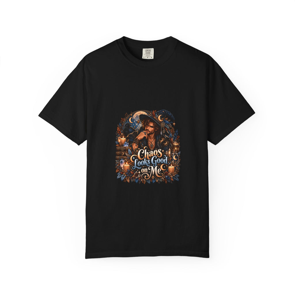 Chaos Looks Good on Me Garment-Dyed T-shirt