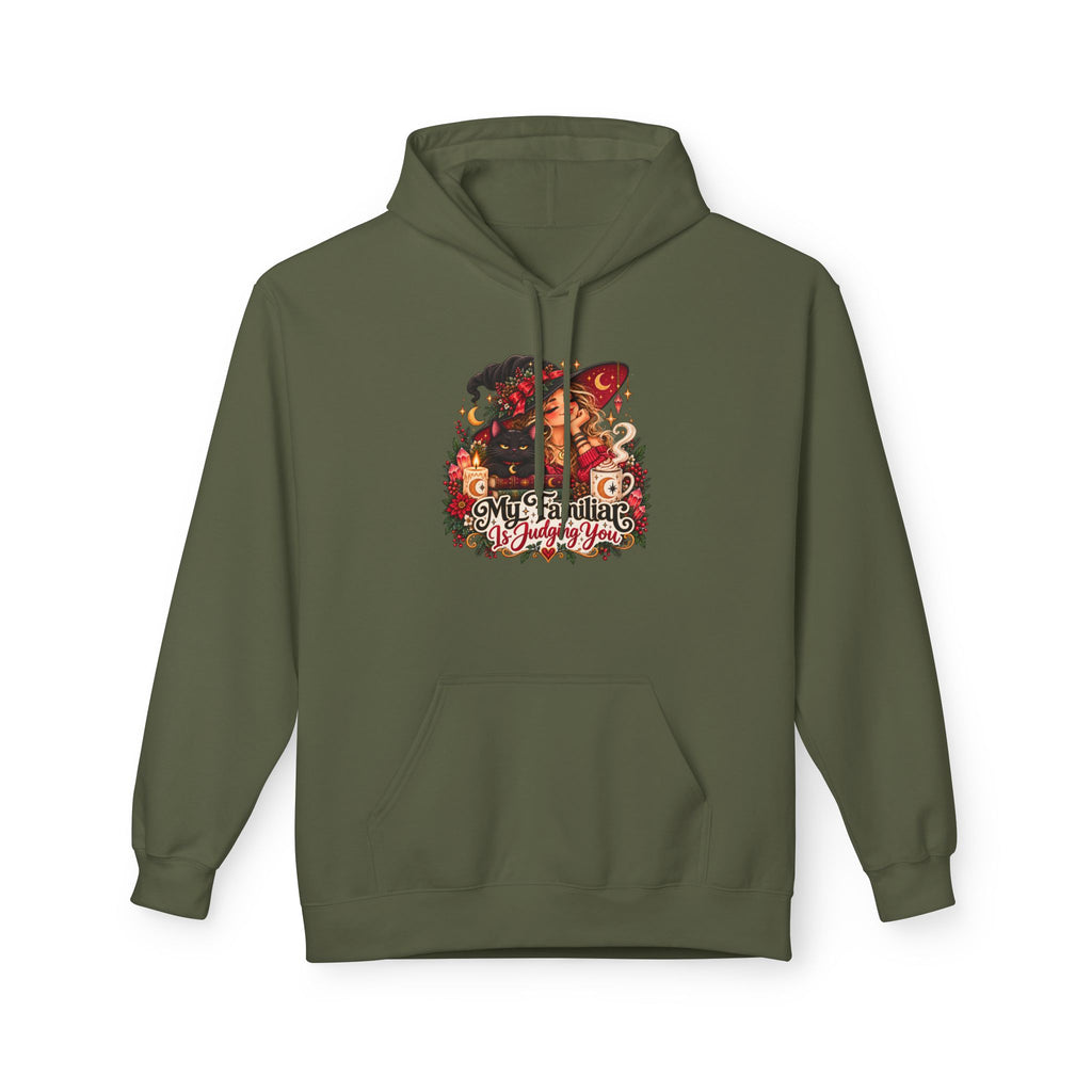 "My Familiar is Judging You" Christmas Graphic Hoodie