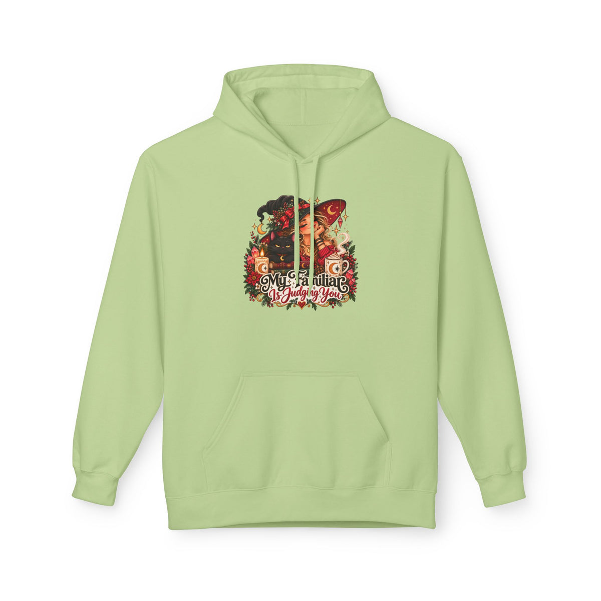 "My Familiar is Judging You" Christmas Graphic Hoodie