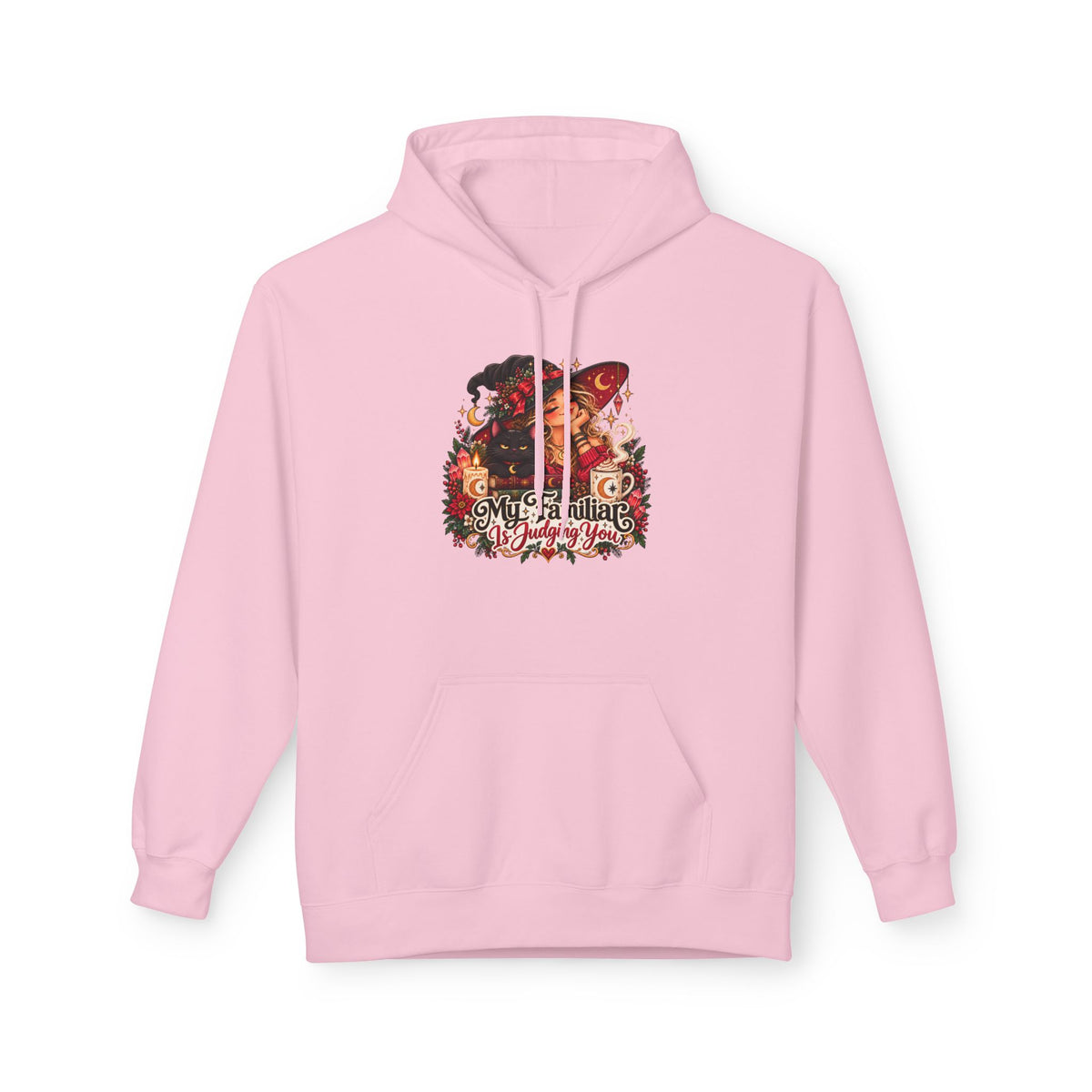"My Familiar is Judging You" Christmas Graphic Hoodie