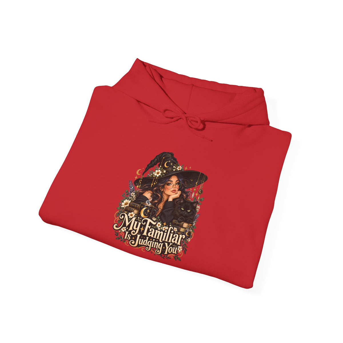 "My Familiar is Judging You" Unisex Heavy Blend™ Hooded Sweatshirt