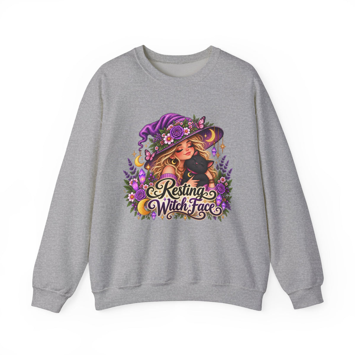 Resting Witch Face Crewneck Sweatshirt
