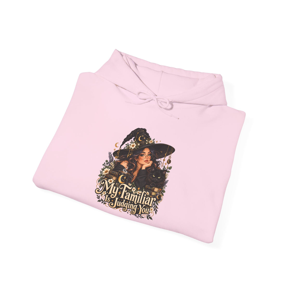 "My Familiar is Judging You" Unisex Heavy Blend™ Hooded Sweatshirt
