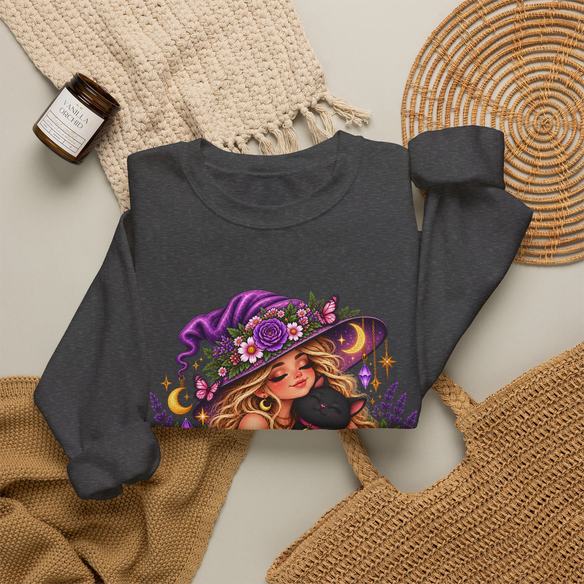 Resting Witch Face Crewneck Sweatshirt