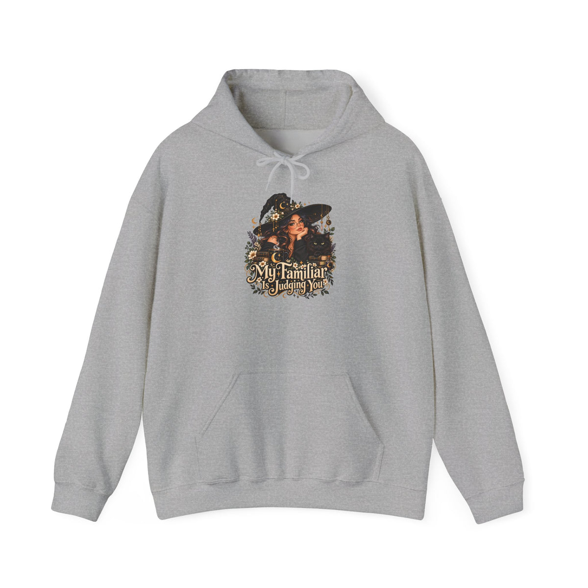 "My Familiar is Judging You" Unisex Heavy Blend™ Hooded Sweatshirt