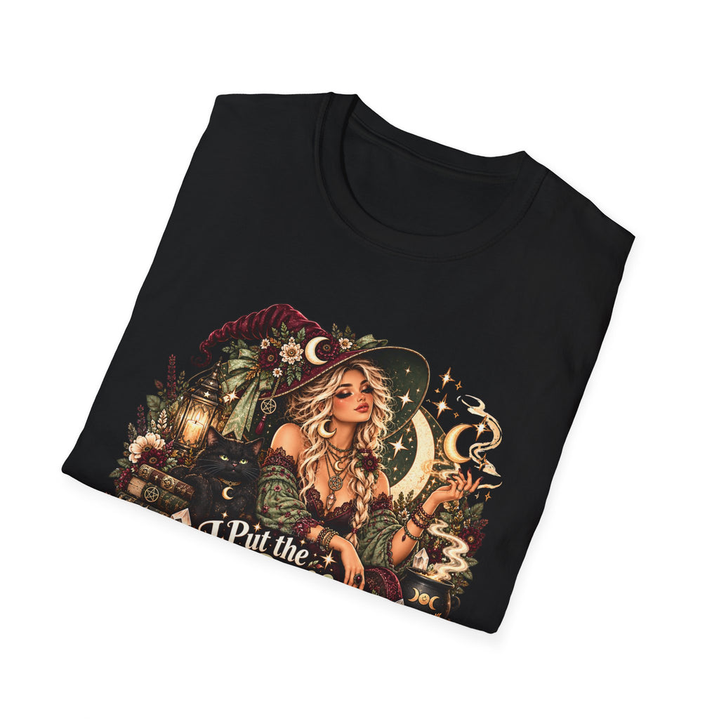 I Put the Sass in Spellcasting Unisex Softstyle T-Shirt
