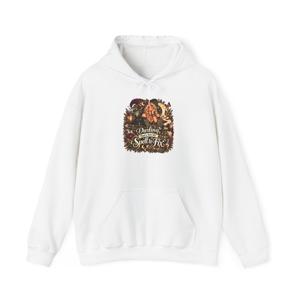 Darling That's Not my Spell to Fix Hoodie | Halloween Witch Cauldron Design