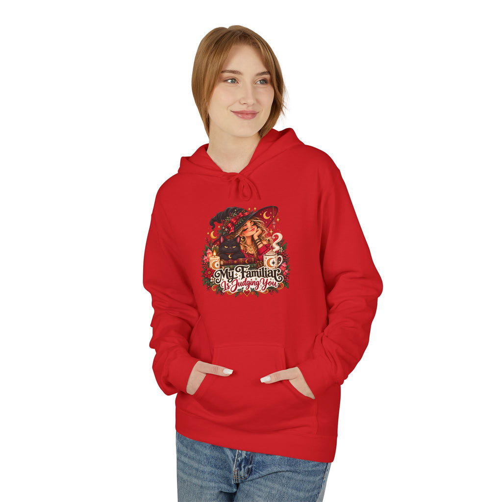 "My Familiar is Judging You" Christmas Graphic Hoodie