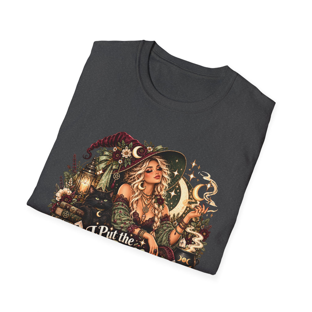 I Put the Sass in Spellcasting Unisex Softstyle T-Shirt