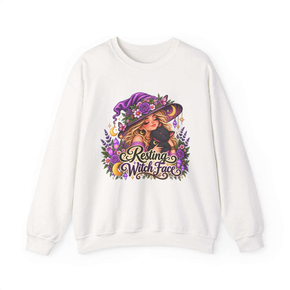 Resting Witch Face Crewneck Sweatshirt