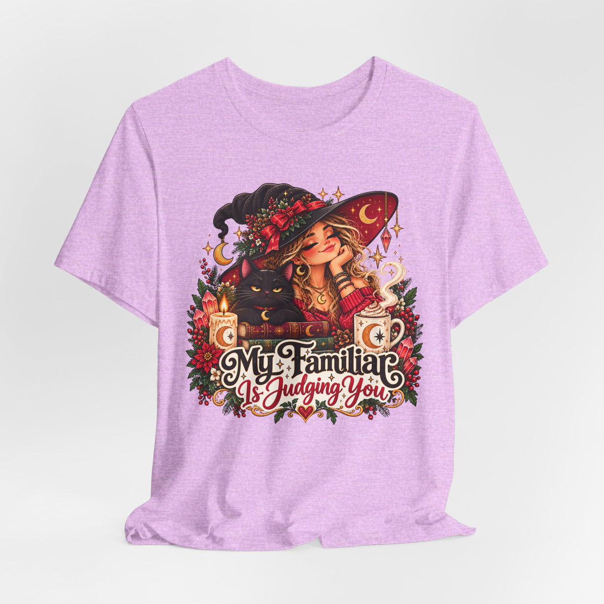 Witchy Tee — "My Familiar Is Judging You" Graphic T-Shirt
