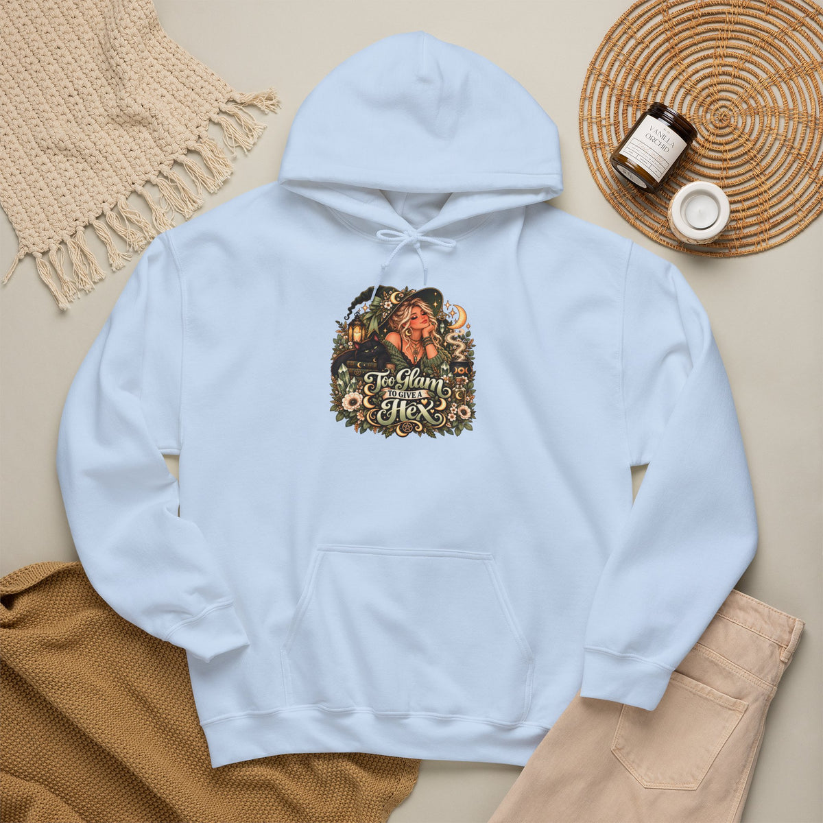 Too Glam to Give a Hex Hoodie