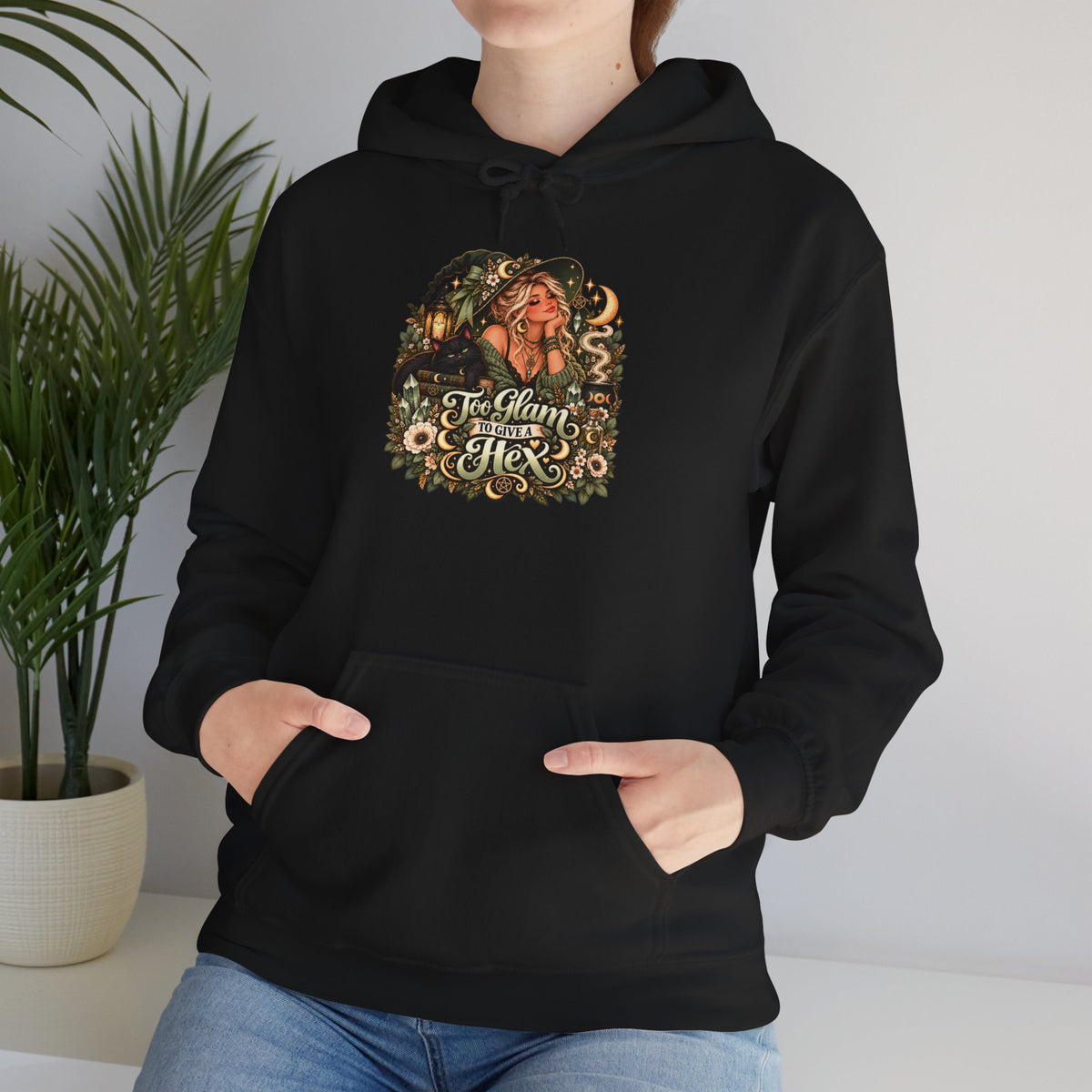 Too Glam to Give a Hex Hoodie