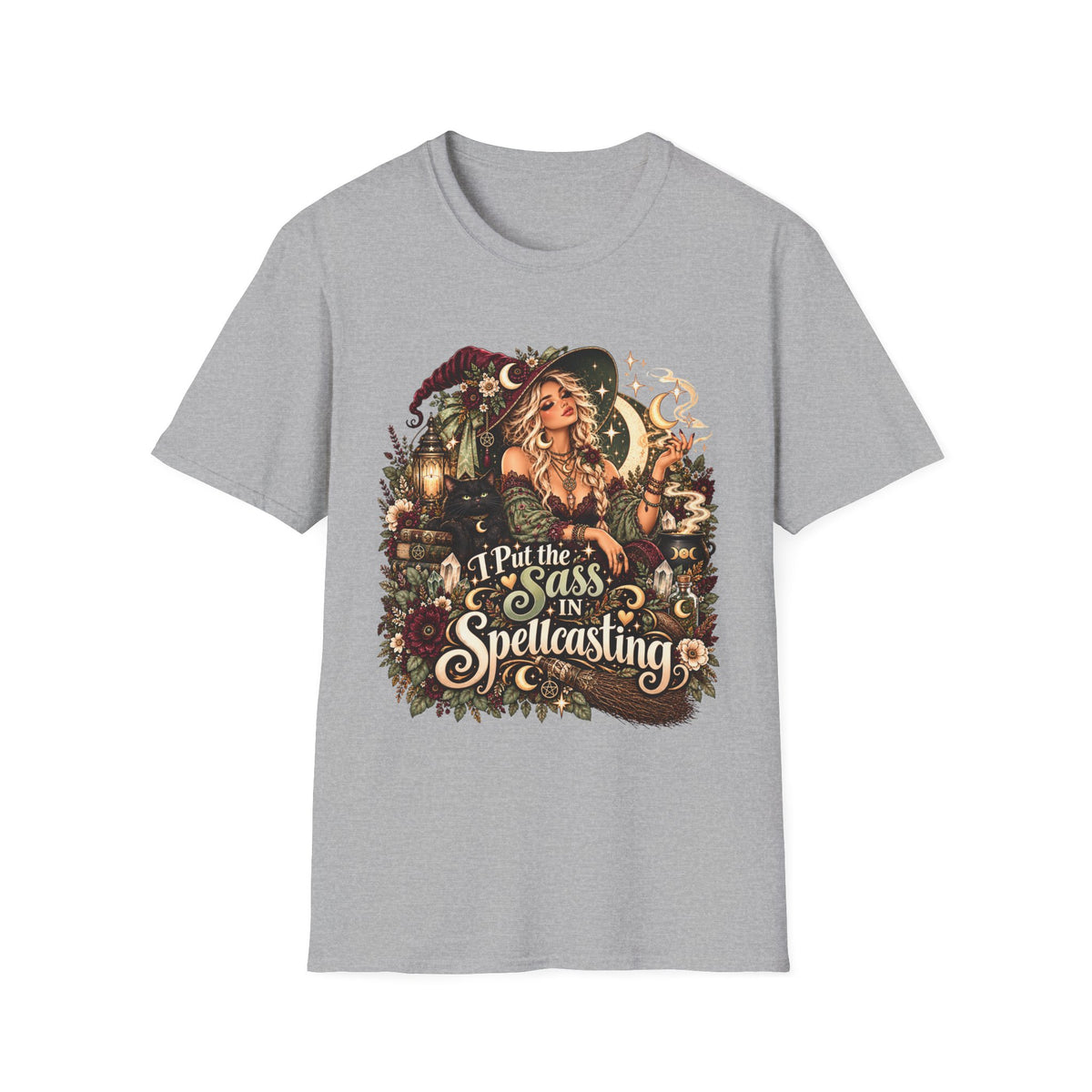 I Put the Sass in Spellcasting Unisex Softstyle T-Shirt