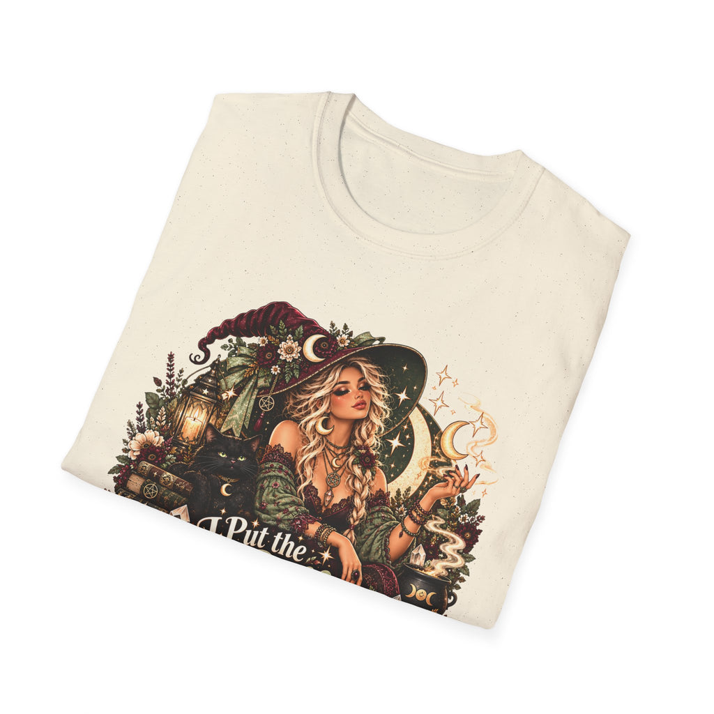 I Put the Sass in Spellcasting Unisex Softstyle T-Shirt