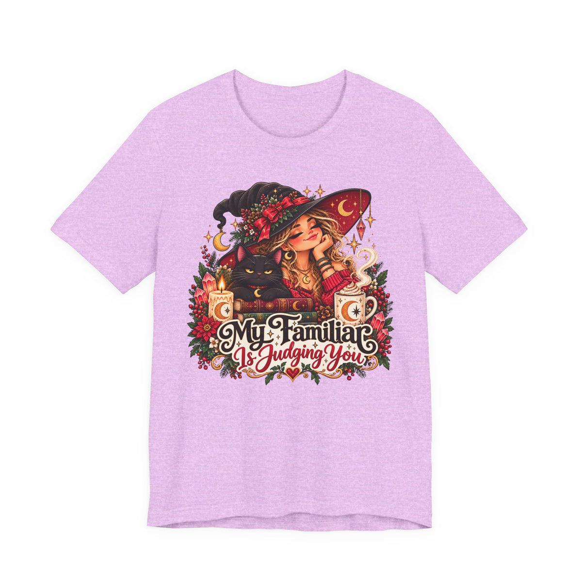 Witchy Tee — "My Familiar Is Judging You" Graphic T-Shirt