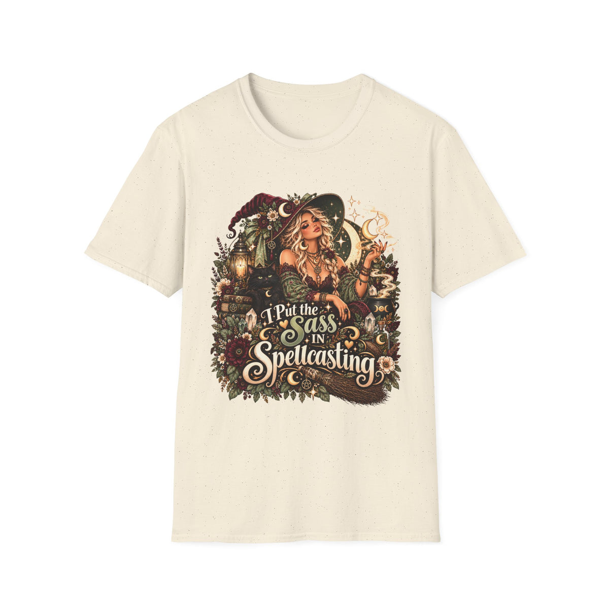 I Put the Sass in Spellcasting Unisex Softstyle T-Shirt