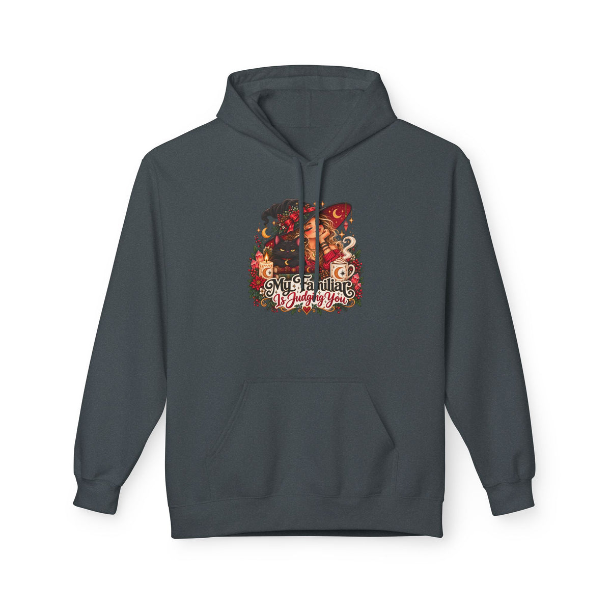 "My Familiar is Judging You" Christmas Graphic Hoodie
