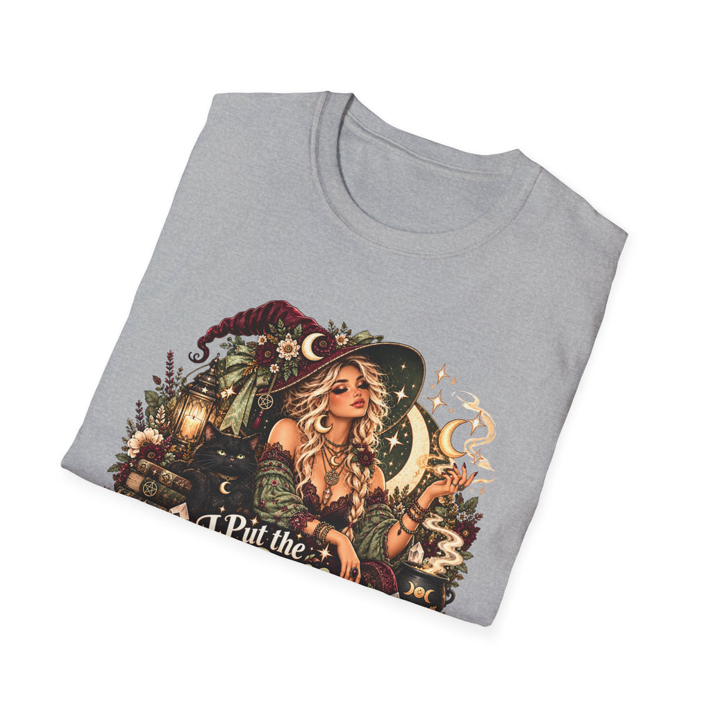 I Put the Sass in Spellcasting Unisex Softstyle T-Shirt