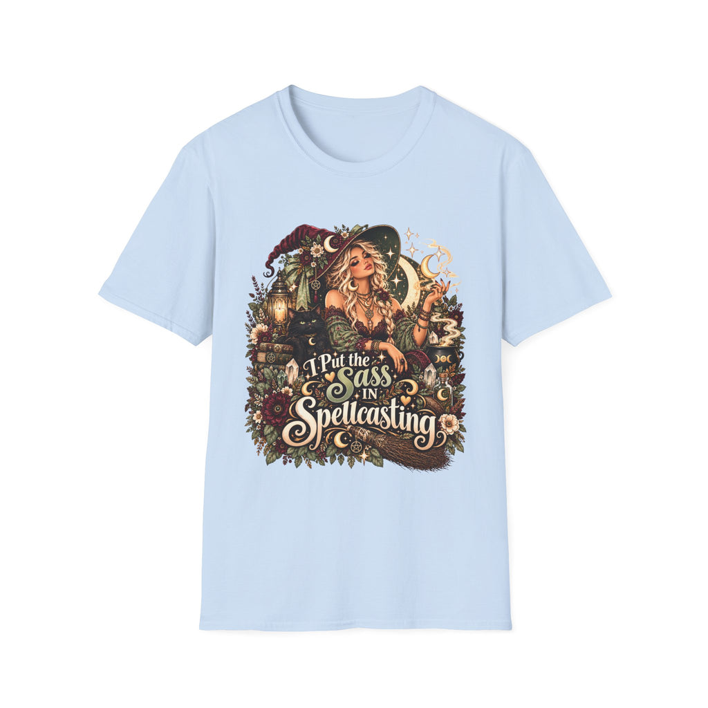 I Put the Sass in Spellcasting Unisex Softstyle T-Shirt