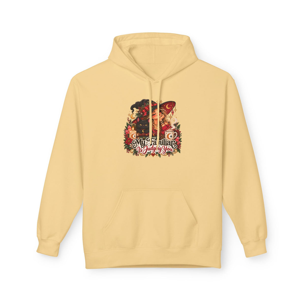 "My Familiar is Judging You" Christmas Graphic Hoodie