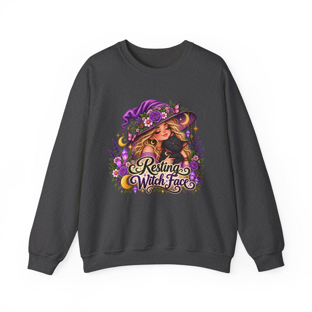 Resting Witch Face Crewneck Sweatshirt