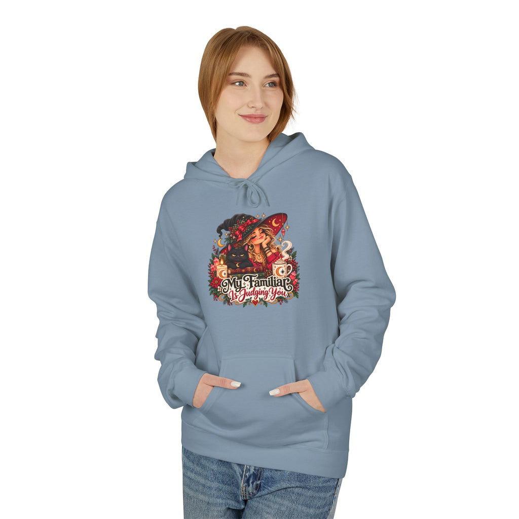 "My Familiar is Judging You" Christmas Graphic Hoodie