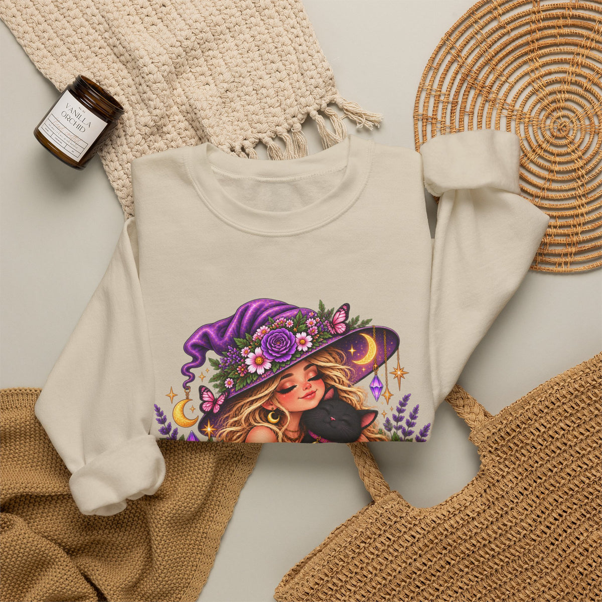 Resting Witch Face Crewneck Sweatshirt